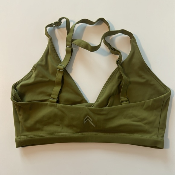 Oner Active Unified Twist Sports Bra - Olive Green - M - Picture 5 of 5